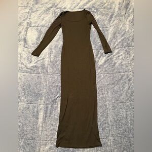 Elegant Black Long Sleeve Dress